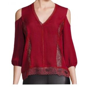 Gorgeouss Alive+Olivia Lace Trimmed Top♥️